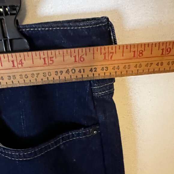 NEW Dickies Jeans Flannel Lined FD117SVB Straight Leg Dark Wash Work Pants Women - Picture 2 of 10